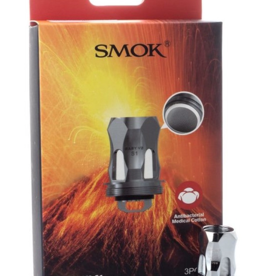 Prime Vapour Hardware - [Smok Baby V2 Coils S1  - Pack of 3 ]