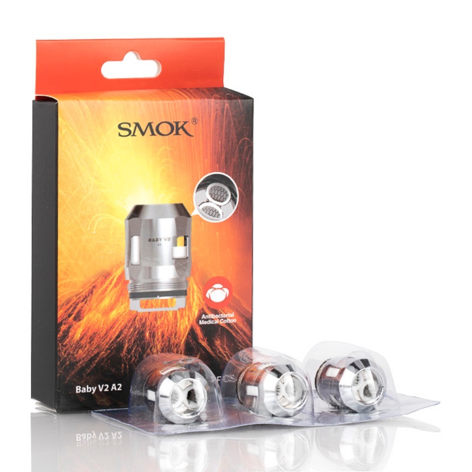 Prime Vapour Hardware - [Smok Baby V2 Coils A2  - Pack of 3]