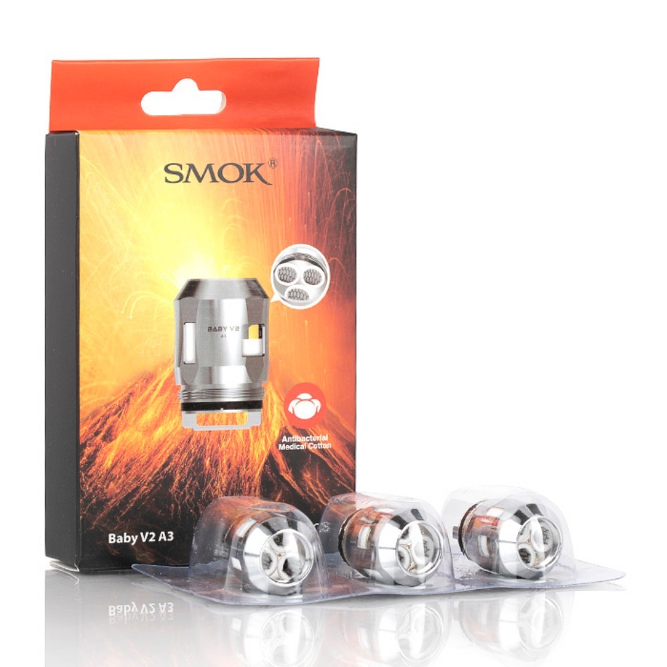 Prime Vapour Hardware - [Smok Baby V2 Coils A3 - Pack of 3]
