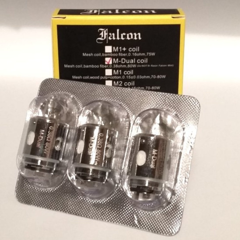 Prime Vapour Hardware - [HorizonTech Falcon M-Dual Coils - 3 Pack]