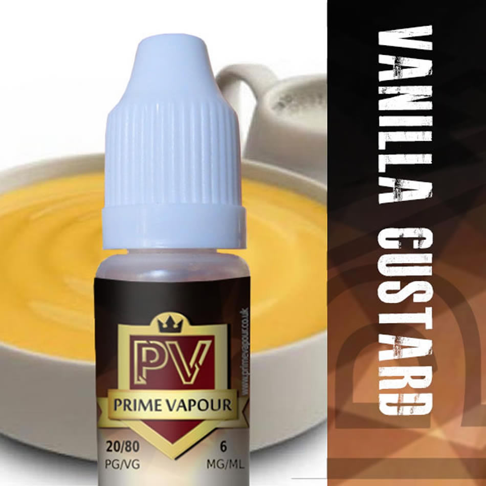 Prime Vapour e-Liquid - [Vanilla Custard]